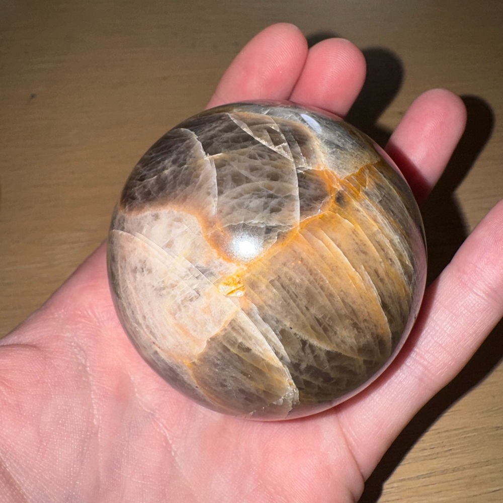 Moonstone Crystal Sphere